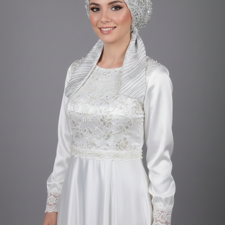 Eşarpbone Abiye Kumaş El Yapımı