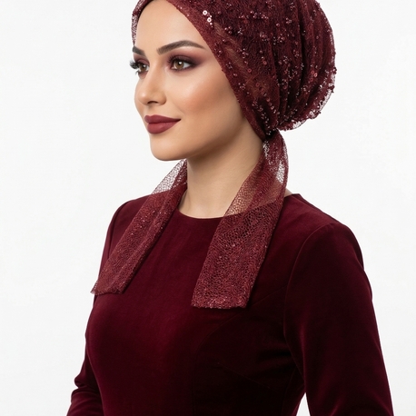 Eşarpbone Abiye Kumaş