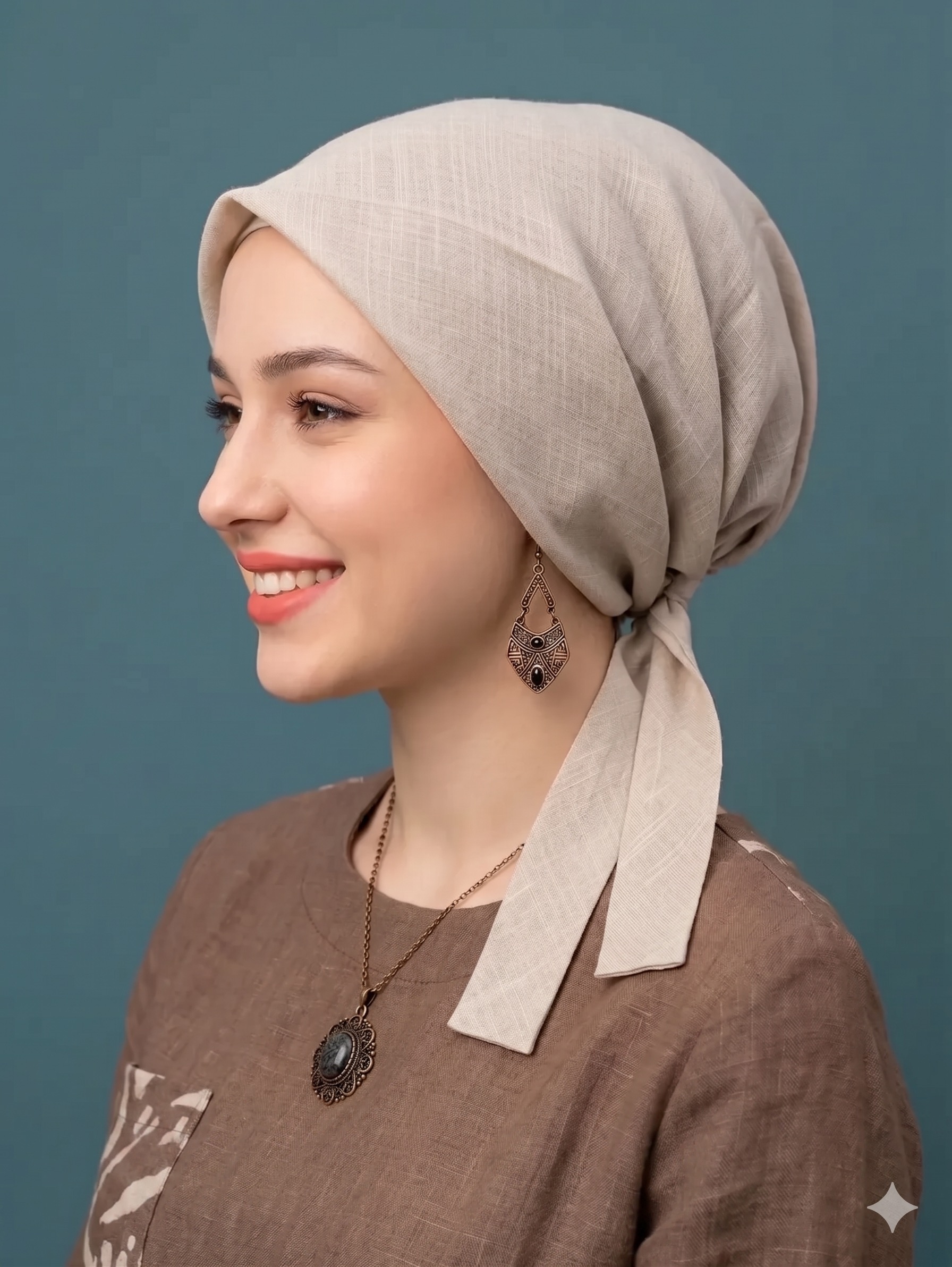 Tülbent Kumaşı - Taş Rengi