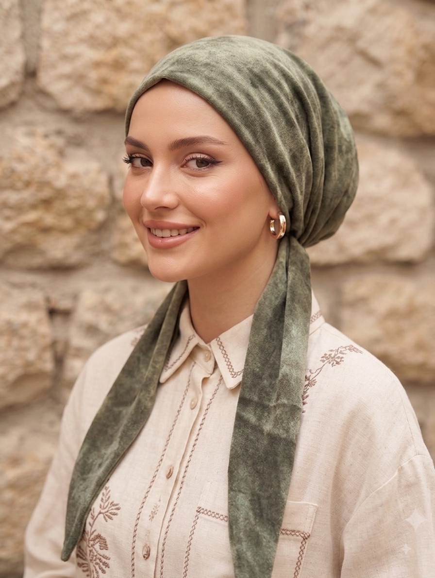 Tülbent Kumaşı - Desenli 19